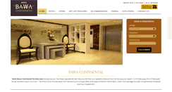 Desktop Screenshot of continental.bawahotels.com