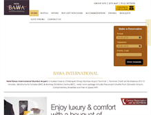 Tablet Screenshot of international.bawahotels.com